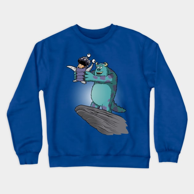 Monster Queen Crewneck Sweatshirt by jasesa